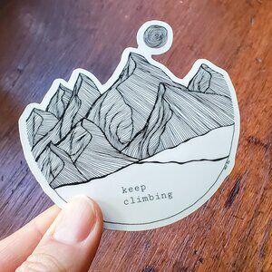 Keep Climbing sticker